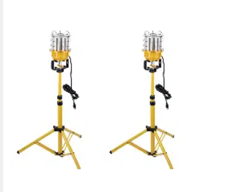LED Plasterer's Tripod Light (5ft, 110V)